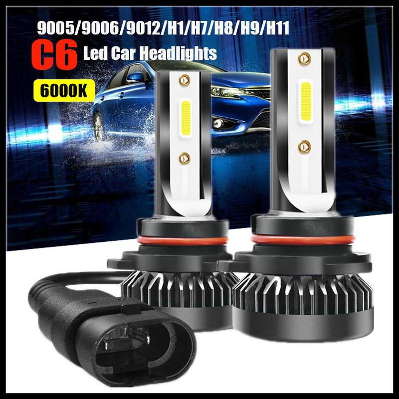 Buy C6 Car Led Headlights New Style High Power Mini LED Lights Bulb H1