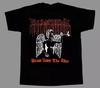 Vintage Blasphemy Band Musik für Liebhaber T-Shirt Schwarzes Baumwoll-T-Shirt Volle Größe