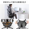 Sanwa Direct Office Chair Mesh High Back Rocking Lumbar Support 3D Armrest Headrest Sliding Seat Telework Chair 150-SNCM2