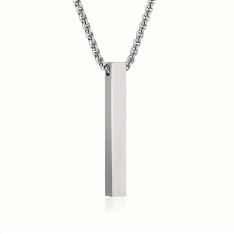 Simple Necklace, Cold Style, Versatile Hip-hop Geometric Pendant Long Necklace