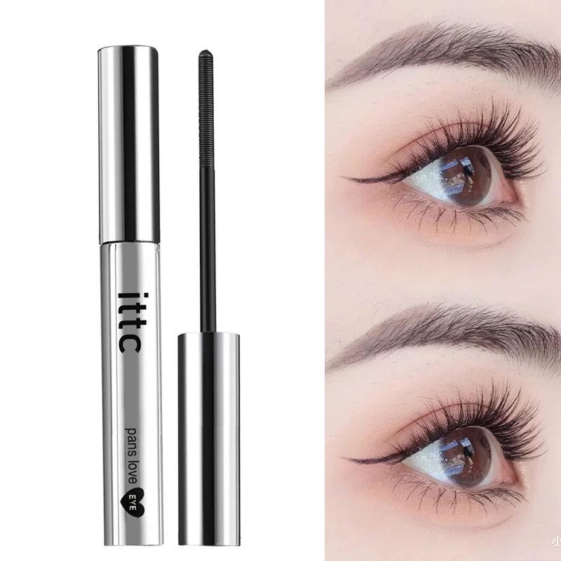 Waterproof Small Silver Tube Mascara with Natural Curl & Setting Primer