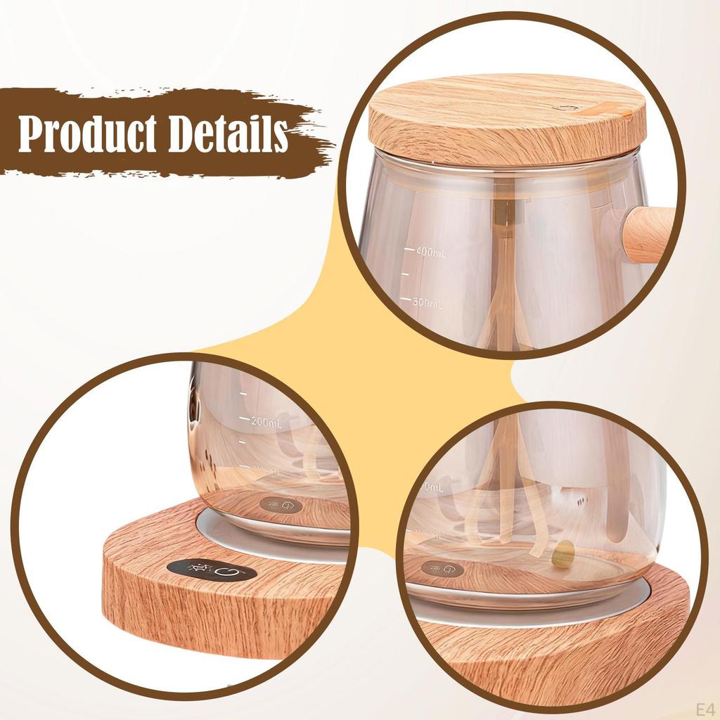 Automatic Stirring Cup Auto Powerful Heating Pad High Speed Electric Mixing Mug Self