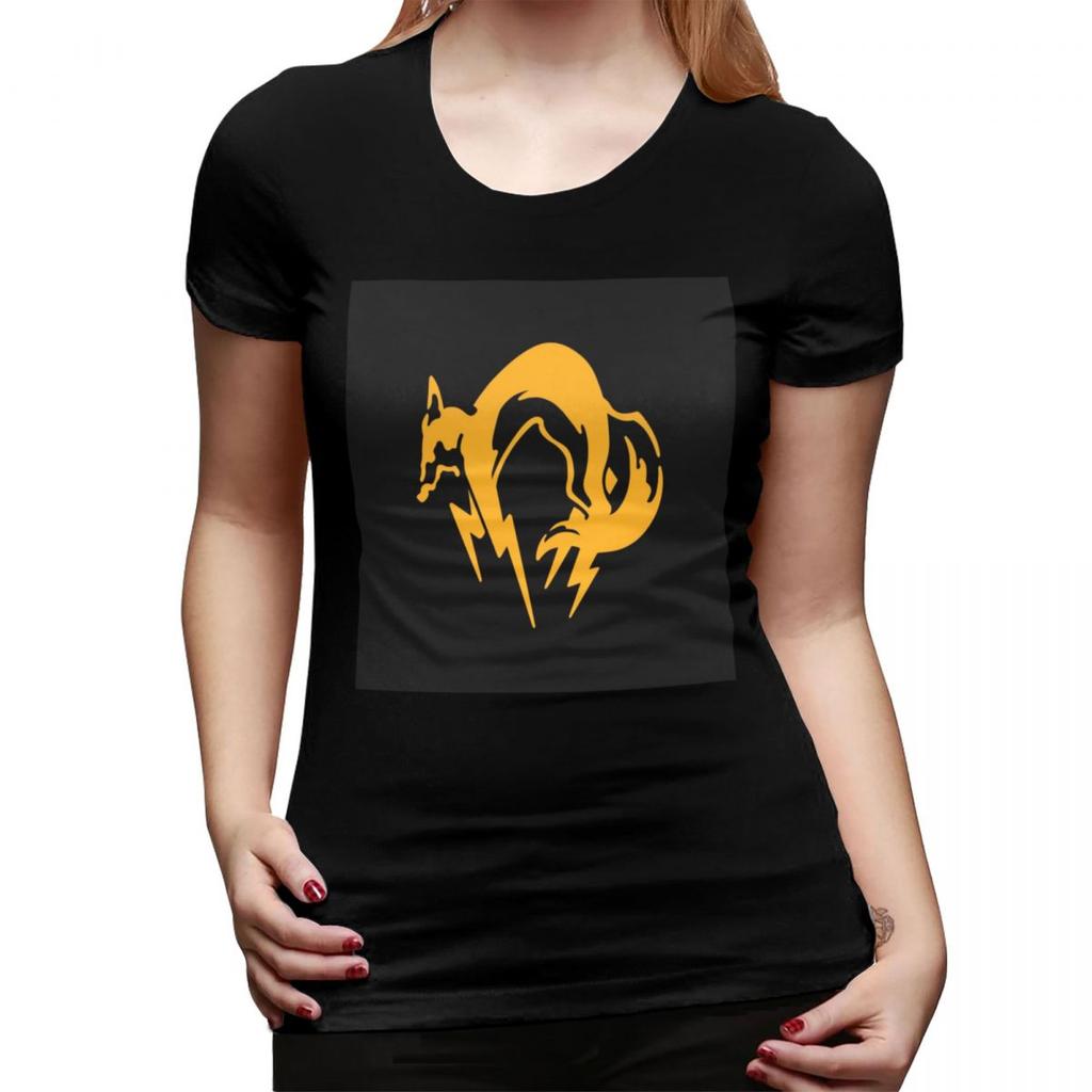 Metal Gear Solid Fox Essential TShirt for Women Round Neck Streetwear T Shirts Womens Tees Short Summer Clothes Tops
