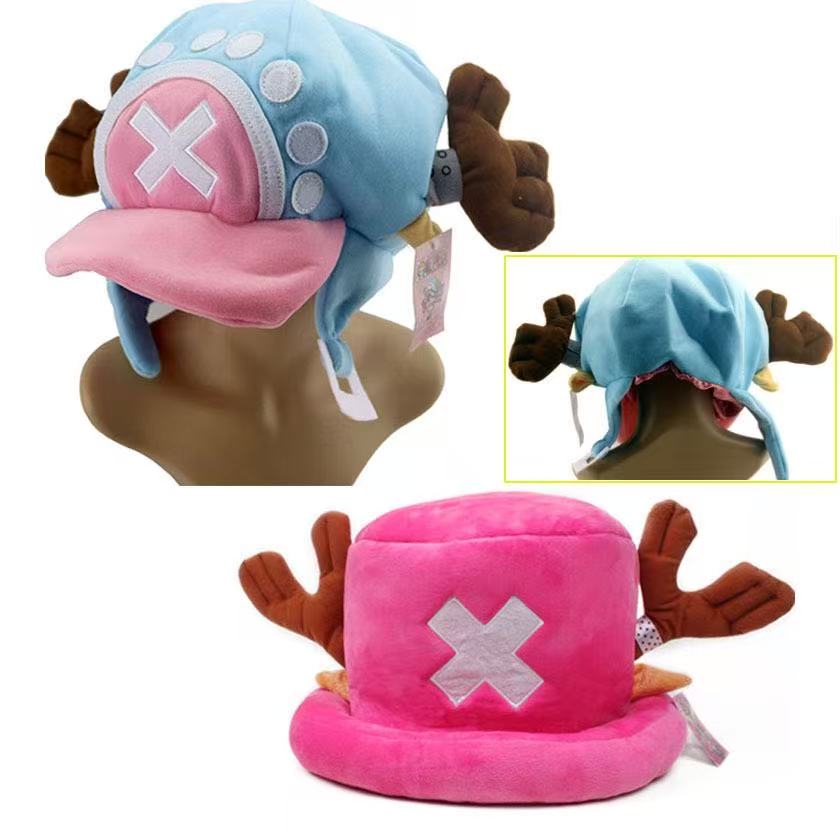 Anime Tony Tony Chopper Plüsch Baumwollmütze Trafalgar Kappe Cosplay Unisex Weiche Bequeme Mützen Accessoires Outdoor Party