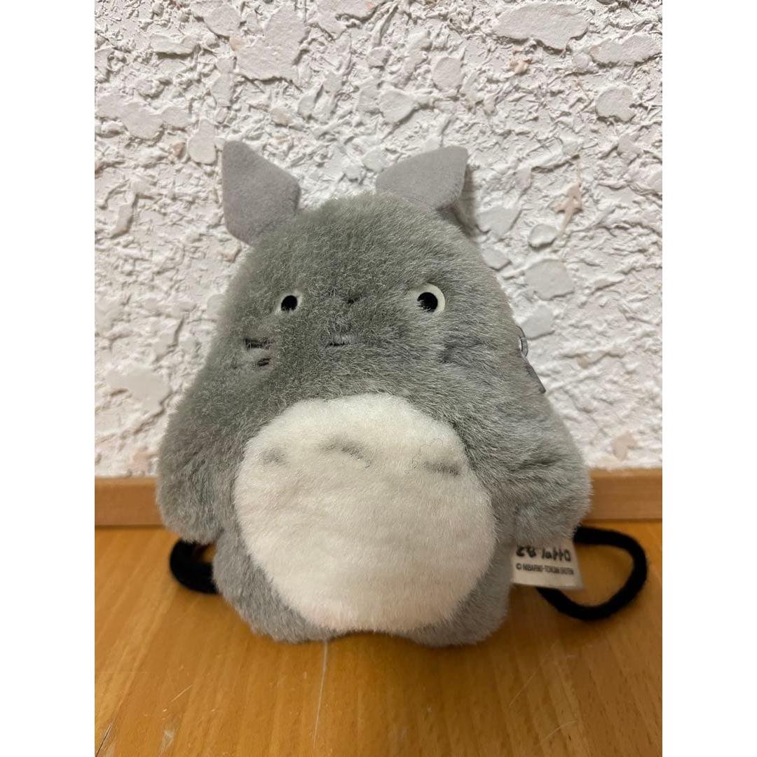 Totoro stuffed shoulder pouch with zipper