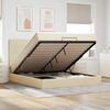 Cadre de lit ottoman - 180x200 cm - Matelas inclus - Tête de lit - Rangement sous le lit