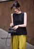 2025 Summer Women's Casual Sleeveless Top & Wide-Leg Nine-Point Pants Set