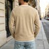 Men's Long Sleeve Crewneck Sweatshirt with Look Casual Loose Fit Pullover for Spring
