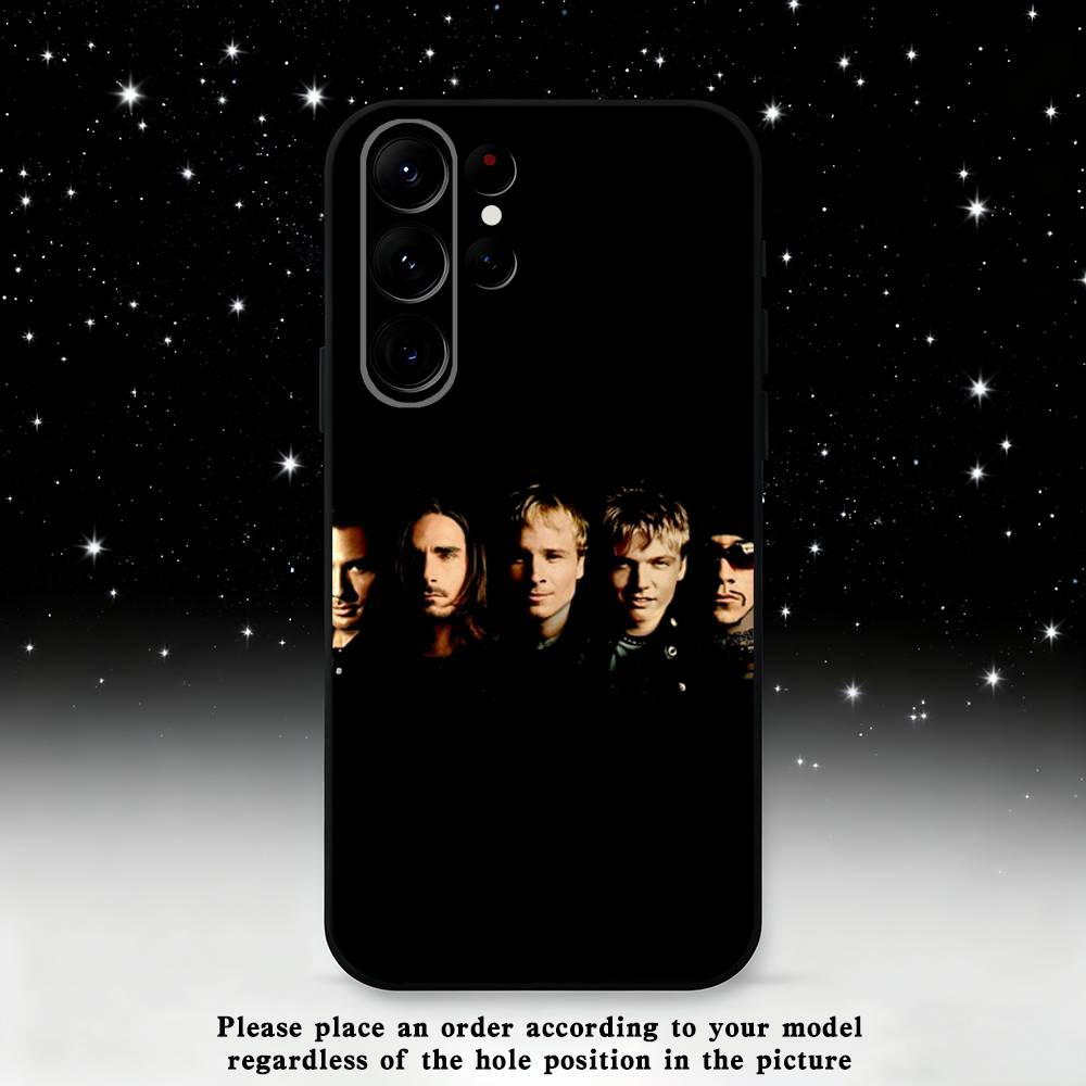 B-Backstreet Boys BSB Phone Case For Samsung S25,S24 Ultra,S20,S30 plus,S22 plus,S23,S30 Ultra 5G Silicone Black Shell