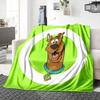 1Pc Scoobydoo Mystery Machine Blanket For Couch Bed Plush Cozy Fuzzy Blanket Super Soft Warm Blankets For Fall And Winter 0918155