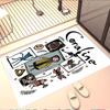 Coraline Print Rug, Washable Floor Carpet, For Entryway Dorm Laundry Room Office Study, Home Decor Birthday Christmas Gift
