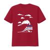Super Fun Youth Train T shirt For Kids Children Boys Girls vintage Washed Soft fashion Top For Everyday Wear Stylish Slightly