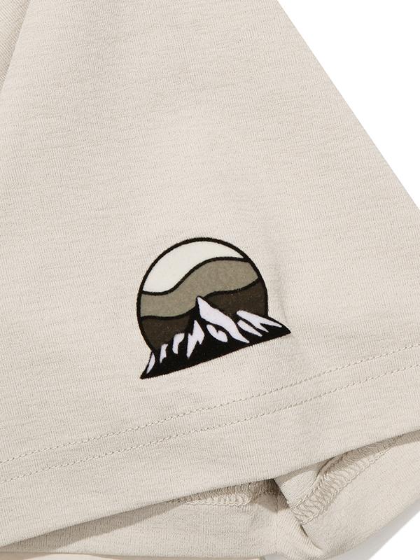BBC EARTH Hybrid Short Sleeve T-Shirt_Beige