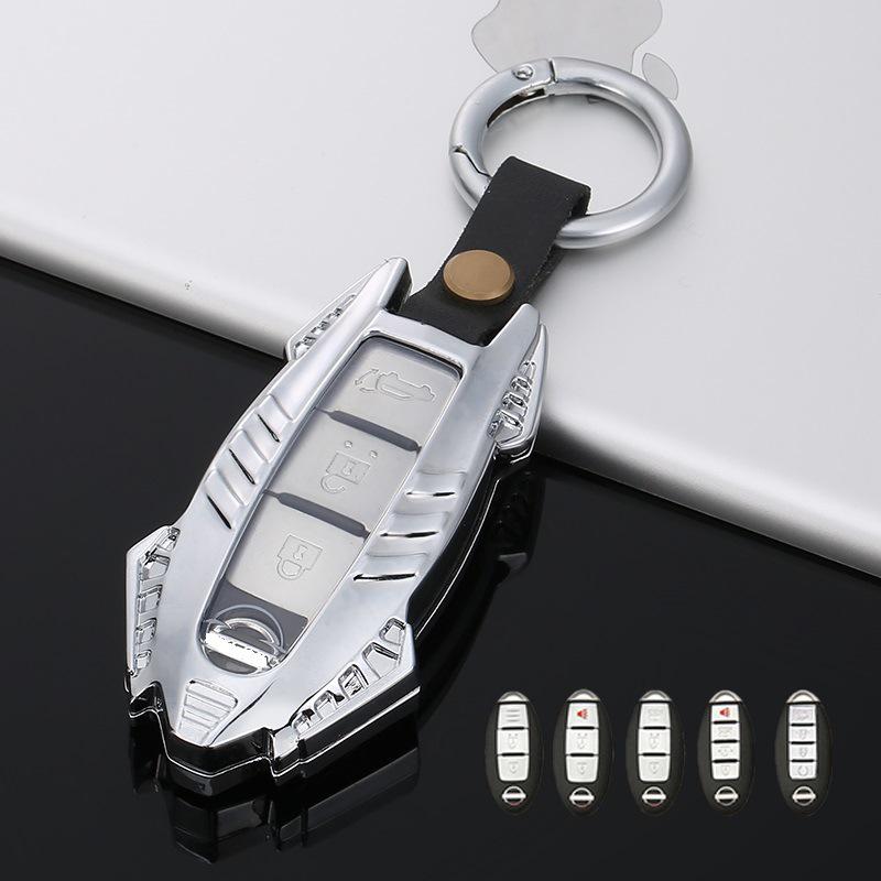 Infiniti Key Case for Q50L, Q70L, Old Models, QX50, QX60, Q60 - Button Car Key Bag