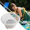 Pool Filter Basket Yard Swim Deribs Strainer Skimmer Replacement Basket With Handle Improves Skimming Cleaning Efficiency For