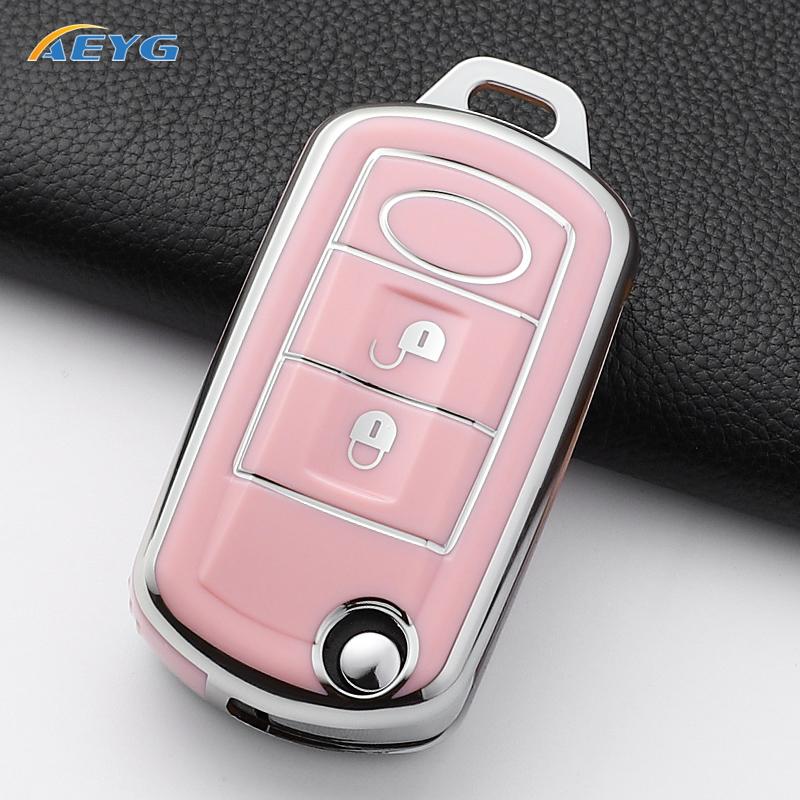 Mode TPU Autosleutelhoes Cover Shell Voor Range Rover Sport Vouge Land Rover Discovery 3 2006 2007 2008 2009 Keyless Accessoires