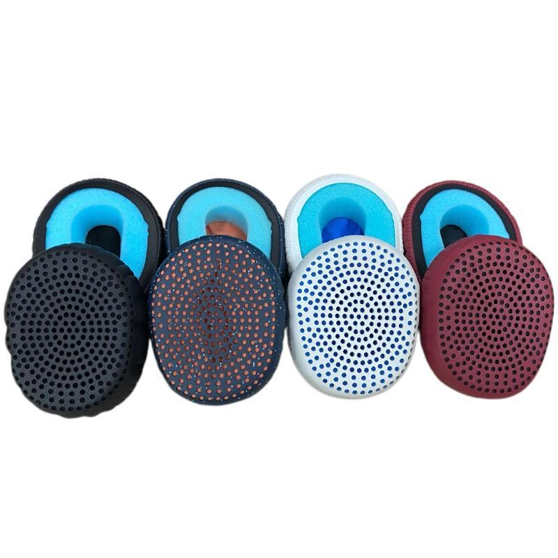 2Pcs Leather Ear Pads Sponge Soft Ear Cushion Replacement Earbuds Cover For Riff Wireless Headphones Accessories