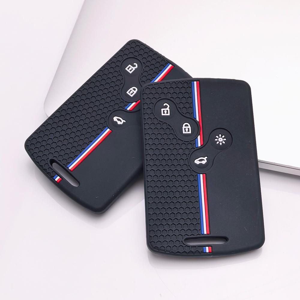 Key Fob Cover for Renault Kadjar Koleos Megane Talisman Scenic Anti-Scratch Guard Shockproof Protection Soft Grip Texture Responsive Button Touch