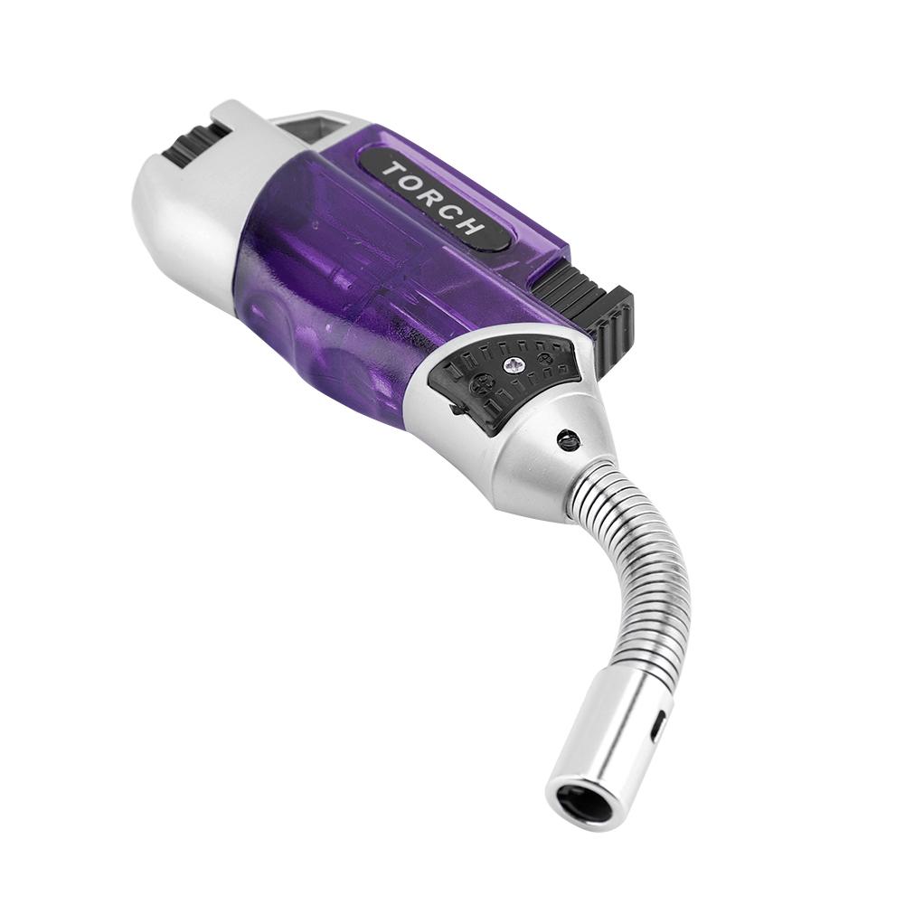 Electric Windproof Gas Lighter BBQ Stove Cooker Igniter (Transparent)