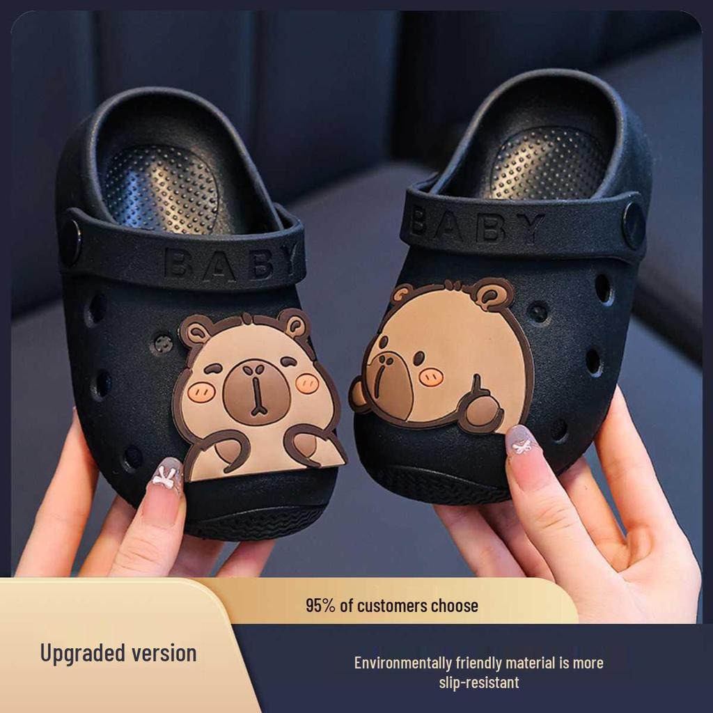 Klapki Dziecięce w Stylu Kreskówkowym 2026: Antypoślizgowe, Miękkopodstawne, Dwustronne Sandały dla Chłopców i Dziewcząt