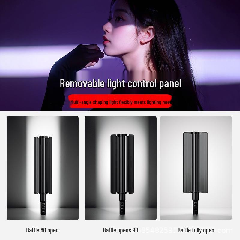 RGB Photography Handheld Fill Light Stick for Live Room, Outdoor Night Scenes, and Portraits