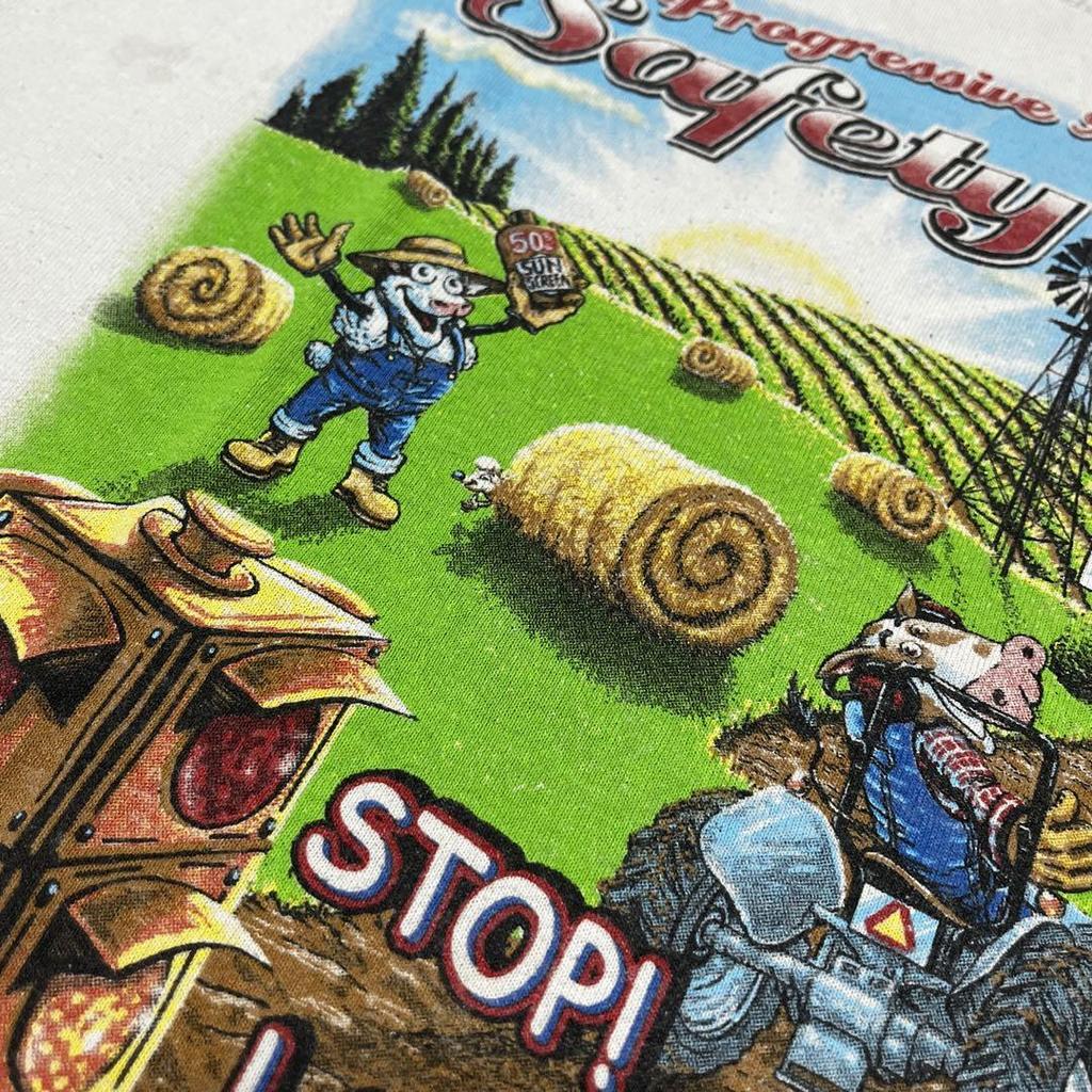 [USED] 90s Y2K Limited Edition Corona Large Print Old Tee Beer White