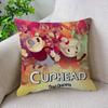 Cartoon C-Cupheads Classic Pillow Anime Pillow Sofa Bed Head Pillow Cover Cushion Cover 45X45 Cm Fashion