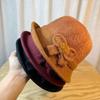 Hat Women's Autumn and Winter New Models In The Elderly Imitation Mink Bucket Hat Warm Hat
