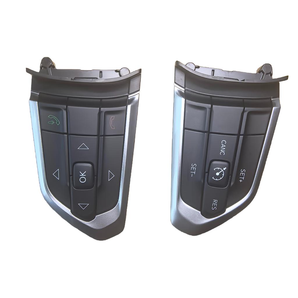 Car steering wheel quick control switch cruise button music bluetooth RES hands-free switch for Jeep Compass Cherokee Commander