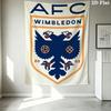AFC Wimbledon Wandteppich Ästhetisches Wandbehang Gedruckter Stoffdecke Dekorative Wandteppiche für Schlafzimmer Wohnzimmer Heimdekoration