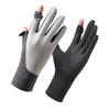 LILANG Ice Silk Fingerless Sun Protection Cycling Gloves