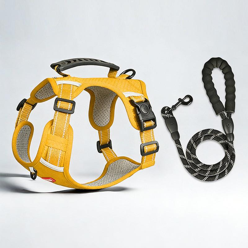 No Pull Dog Harness Leash Set for Medium Large Dogs, Anti-Escape Pet Vest Harness for Shiba Inu Corgi Golden Retriever