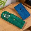 Multiple Colors Luxury Flannel Rectangle Watch Bag Dust-Proof Single Watch Protector Compact Lightweight Travel Pouch Snap Box