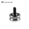 Sg15 Sg20 Sg25 Sg66+M5 M6 M8 Screw Steel Pulley Ball Bearings Track Guide Roller