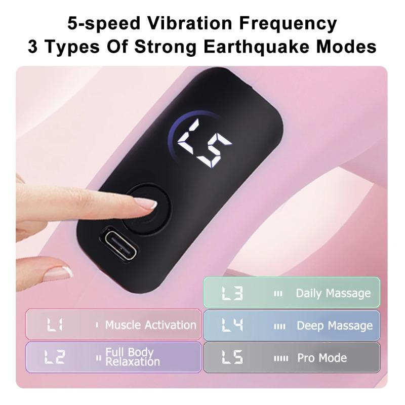 2026 Nuevo Anillo de Fascia Corporal Eléctrico Anillo de Masaje de Fitness Masajeador Vibratorio para Moldear el Cuerpo Dispositivo de Masaje de Tejido Profundo para Abdomen Vientre Cintura
