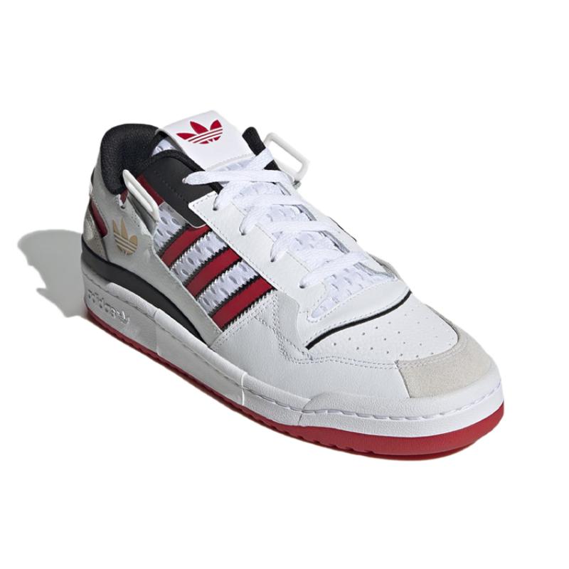 Adidas Forum Exhibit Low 'White Scarlet' Sneaker GX1523