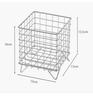6 Colors Iron Storage Rack Desktop Book Pen Storage Box Large-Capacity Basket Home Office Student Dormitory Sundry Container New