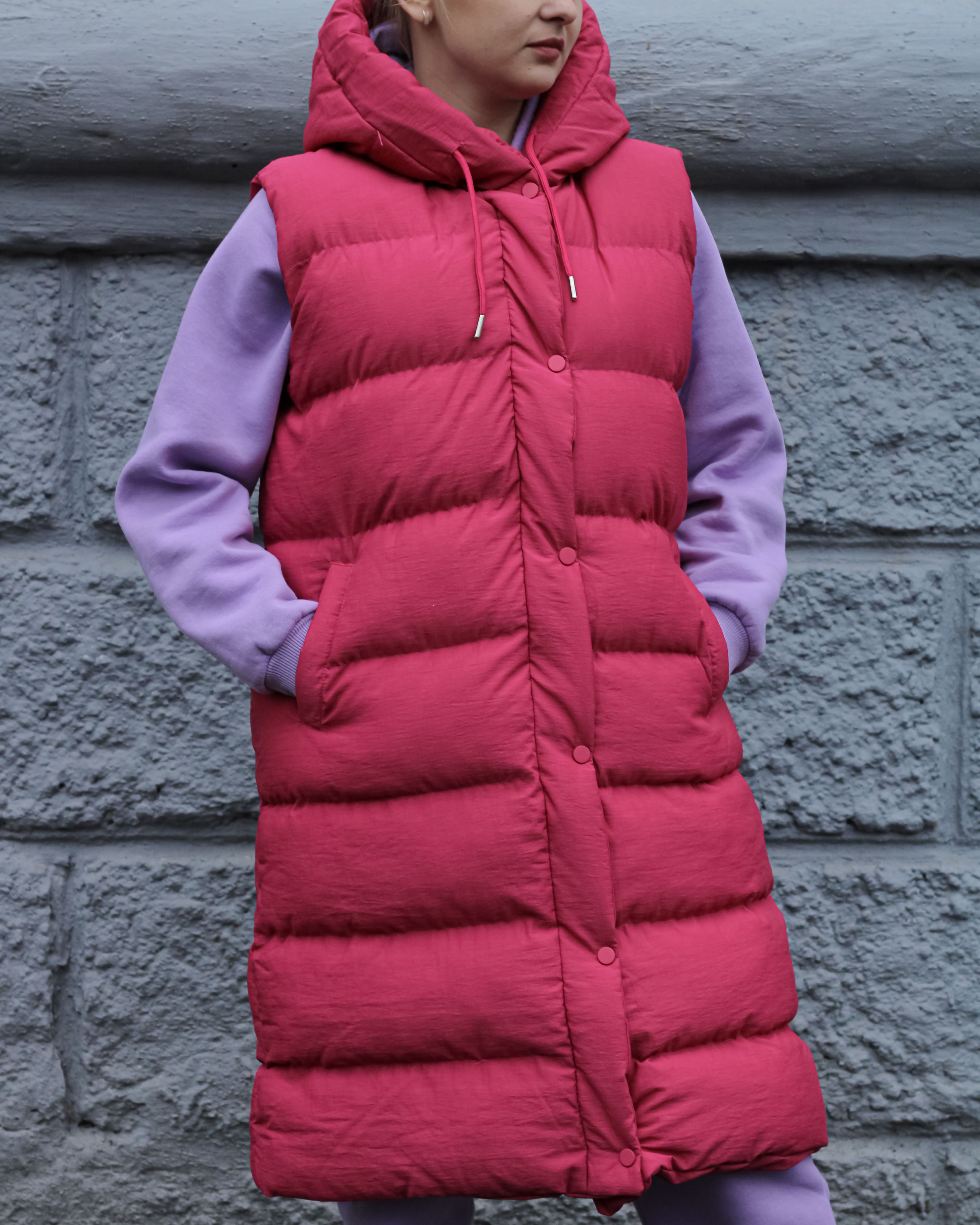 

Жилет женский фуксия Safari 22410 XL мода фуксії кольору