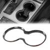 Carbon Fibre Style Cup Holder Cover Trim Bezel For Jeep Grand Cherokee 2011-