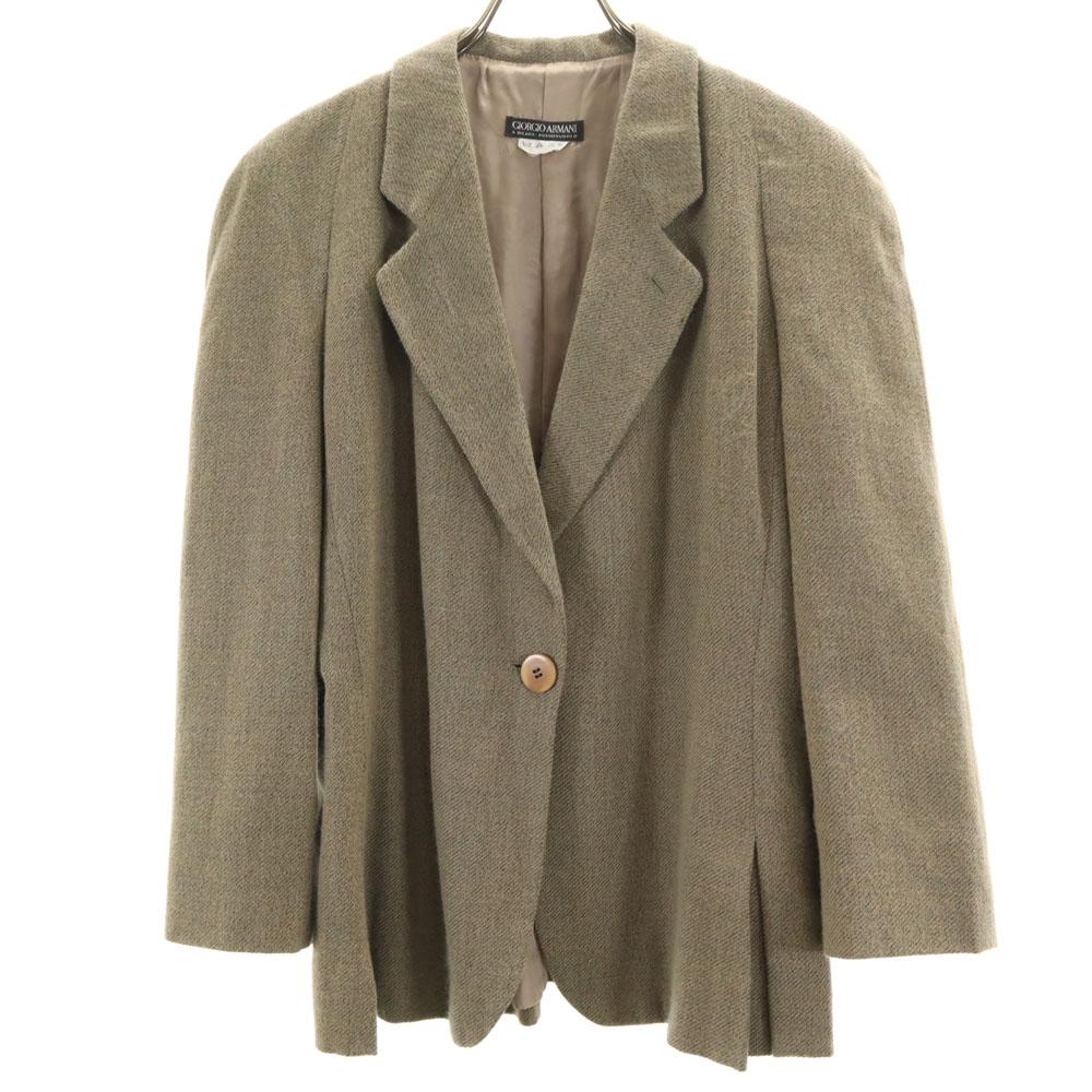 Giorgio Armani 90s Made In Italy Old Tailored Jacket 38 Beige Women Used