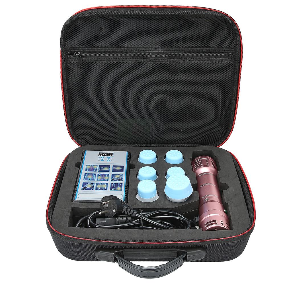 Portable Shockwave Physiotherapy Instrument Pain Relief ED Treatment Therapy Machine Rose GoldEU