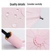 Hongye 3-Fold Black UV Protection Umbrella