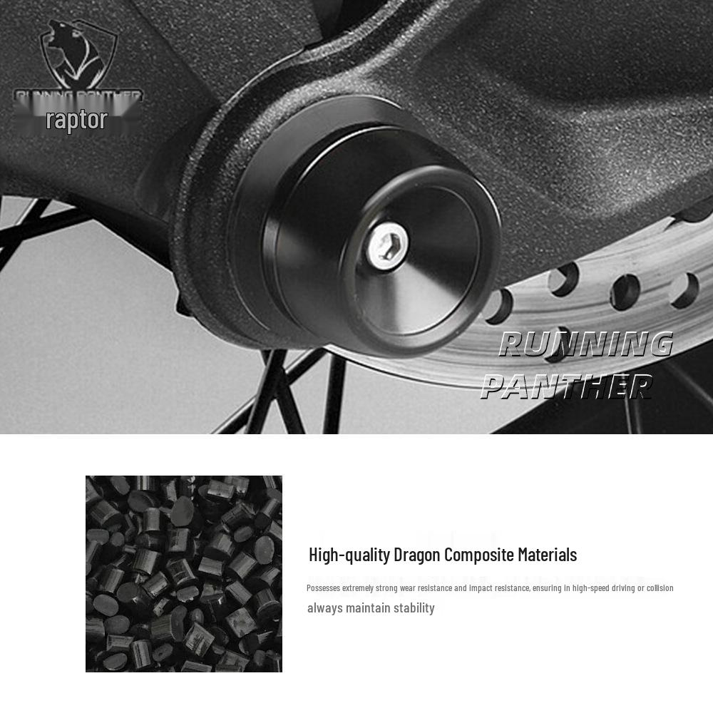 BMW R1300GS/GS ADV Hinterradachse Sturzpads und Schwingarm-Schutzabdeckung