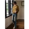 Commuter Versatile Love Embroidery Texture Sweatshirt for Women In Autumn This Year's Fashion Sweatshirt