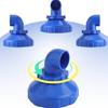 Multipurpose Swimming Pool Inlet Nozzle 360 Degree Rotation Nozzle Plastic Pool Equipment Replacement Pool Nozzle