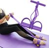 Banda Elastica Yoga Migliorata a Sei Tubi per Addominali e Crunch con Pedale per Piedi