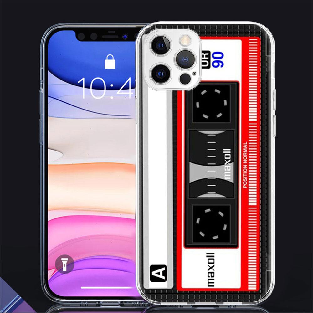 

Винтажный чехол-кассета для камеры для Apple iPhone 11 13 14 12 Pro 7 8 Plus XR X XS Max 6 6S 14Pro прозрачный силиконовый чехол для телефона iPhone 14 Pro Max