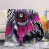 Gengar  Print Flannel Blanket, High Quality Comfortable for All Seasons, Home Decor, Warmth and Comfort