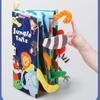 Durable Baby Animal Tail Fabric Book With Interactive Sound Elements For Visual Stimulation