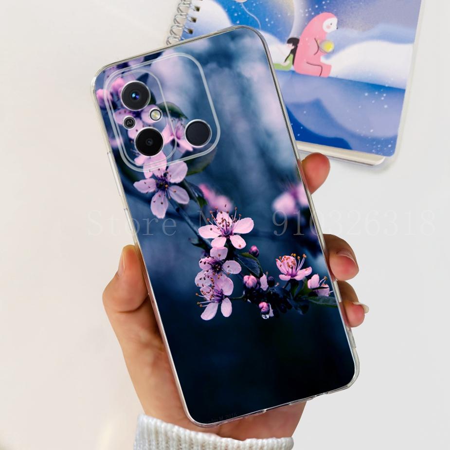 For Xiaomi Redmi 12C Case 2022 Cute Cat Butterfly Soft Silicone Slim Phone Case For Xiaomi Redmi 12C 12 C Redmi12C Fundas Bumper